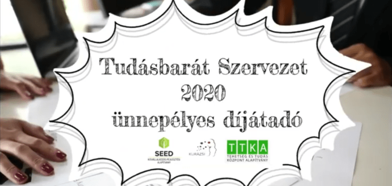 Tudasbarat_Szervezet_2020_dijatado_videos_osszefoglalo